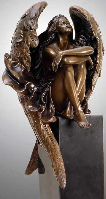 Gaylord Ho - Reflection Bronze Sculpture